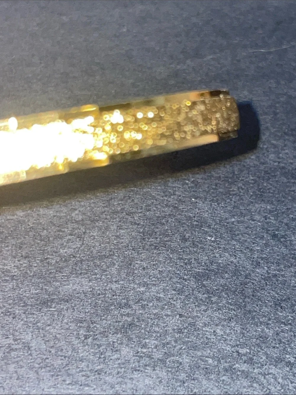 Vintage Monet Gold Sparkle Textured Bangle Bracelet for Women